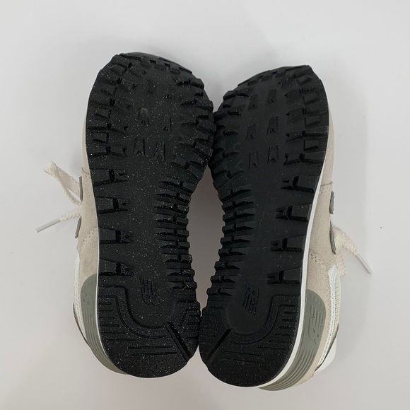 New Balance 574 Core sneakers shoe gray white mesh suede lace-up tie women 5 - Picture 6 of 7